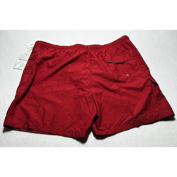 NWT Tommy Bahama New Naples Coast Men's XXL 2XL Swim Trunks UPF Chili Pepper Red - Picture 4 of 15